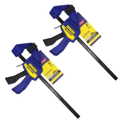 Kit 02 Grampo Rápido Marceneiro Quick-grip 06 15 Cm Irwin Grampo Sargento