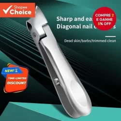 1 Pçs Grande Abertura Cortador De Unhas Tesoura De Aço Inoxidável ingernail Cortadores Aparador De Cutícula
