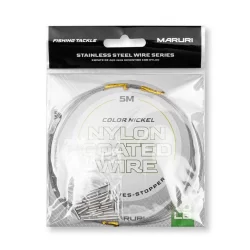 Cabo de Aço Color Nickel 30lb 5m - Maruri