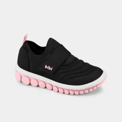 Tênis Infantil Bibi Roller 2.0 Preto com Rosa 1155286