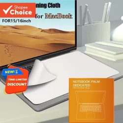 Cobertor Protetor De Palma Para Laptop , Capa Contra Poeira , Filme À Prova De Limpador De Tela Kit De Limpeza De Macboo