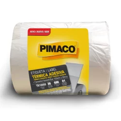 Etiqueta adesiva térmica TR10050 100x50 com 686 etiquetas Pimaco