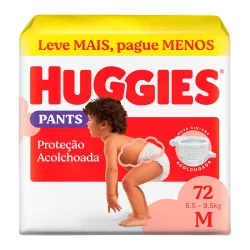 Fralda Roupinha Huggies Supreme Care Tamanho M Pacote Hiper 72 Fraldas Descartáveis