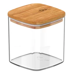 Pote Hermético Com Tampa de Bambu Keep 150mL Natural - Ou
