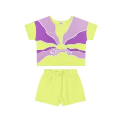 Conjunto Infantil Menina Pôr do Sol Elian Verde