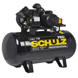 Compressor 10 Pés 200 Litros 140 Libras 2.0 HP CSV-10/200 PRO SCHULZ