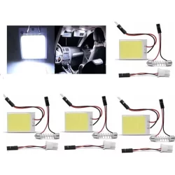 Kit 4 Placa Super Led Cob 36 Chips T10 Torpedo M3