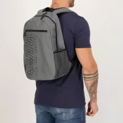 Mochila Olympikus Basic Cinza e Preta
