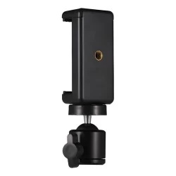 Kit Cabeça De Bola + Suporte Celular 360 P/ Tripé Rosca 1/4
