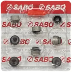 Jogo 8 Retentor Valvula Original Sabo Vw Gol Fox Voyage Saveiro Kombi 1.0 1.4 1.6 8v Ea111