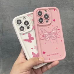 Para iPhone 11 iPhone13 15 16 Pro Max 15 Plus 14 13 12 11Pro 12Pro Dança Borboleta Caso De Telefone