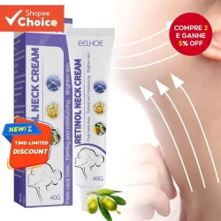 Creme Reafirmante Para Pescoço | Pele Apertadora Redutora De Queixo Duplo 40G