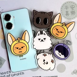 Kpop TXT Suporte Acrílico Para Telefone Celular Dobrável SOOBIN YEONJUN BEOMGYU