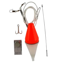 Kit Completo Pesca Espada Com Bóia Luminosa Para Pesca Noturna