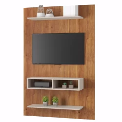 Painel Para TV Até 50 Polegadas com Prateleira e Nicho 1,15m Berlin Viero
