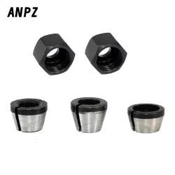 [AZP] 5pcs 6mm 6.35mm 8mm Mandril De Pinça Para Máquina De Corte E Gravação Roteador Elétrico
