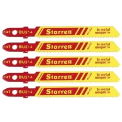 Lâmina para serra tico tico 50 mm 14 dentes 5 peças - BU214 - Starrett