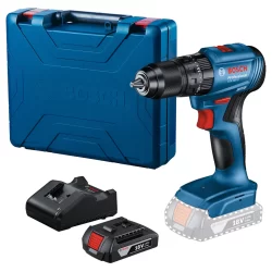 Furadeira Martelete Parafusadeira Sem Fio De 13mm Bosch Gsb 185-li 18v + 1 Batería De 2ah Com Maleta De Transporte 220v