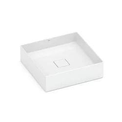Cuba de Apoio Quadrada Sem Mesa Terra T5 Branco Roca 40x40cm