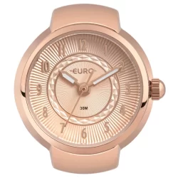 Relógio Anel Euro Feminino Unique Rosé - EU2035YUX/4J