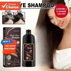 Shampoo He Shou Wu Hair , Hidrata E Melhora A Cor Do Cabelo Para Naturalmente Mais Escuro