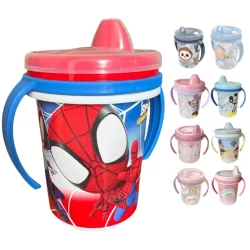 Copo Caneca Infantil de Treinamento Antivazamento com Alça 330ml