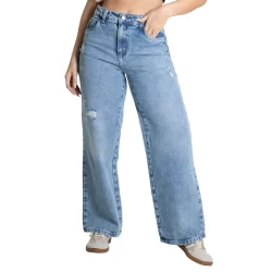 Calça Jeans Sawary Wide Leg Petit - 280085