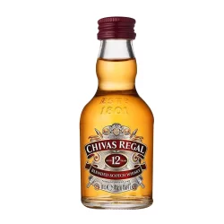 MINIATURA WHISKY CHIVAS 12 ANOS 50ML