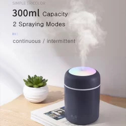300ml Umidificador De Ar Portátil Usb Ultrassônica 300ml / Difusor De Aromaterapia