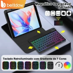 BETTDOW iPad Keyboard Case iPad Case with Keyboard with Magnetic Pencil Holder 2022/2020 Gen10 Air4 5 10.9 Gen7 8 9 10.