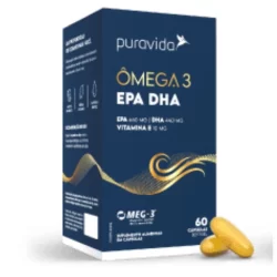 Omega 3 Epa E Dha 60 Capsulas Pura Vida