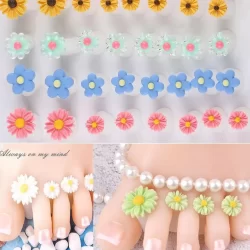 8 Unidades De Luxo De Separadores Para Dedos Pedicure E Manicure Escolha O Seu