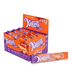 Naked Protein Slim Caixa C/12Unidades de 25g Avelã Adaptogen
