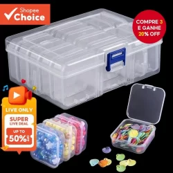 Caixa De Armazenamento Para Bordados DIY Diamond , Jóias De Arte De Unhas Rhinestone Mosaico , Multifuncional