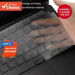Capa Ultrafina E Macia Para Teclado , 2023 2024Macbook Air13 M1 , Filme De Cristal Preto Air15 A3113