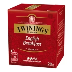 TWININGS CHÁ PRETO ENGLISH BREAKFAST 10SQ