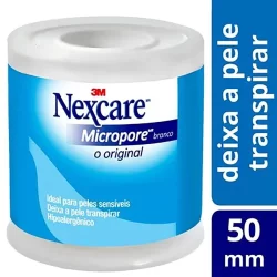 Fita Micropore 3M Nexcare 50mmx4,5m