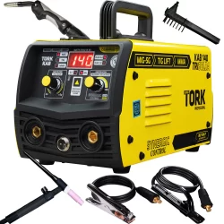 Maquina Tri Solda 140a Mig Bivolt 127/220V Tork + Tocha Tig