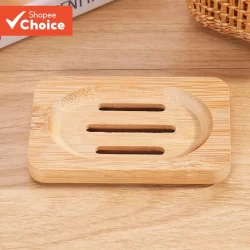 1pc suporte de sabão vintage de bambu