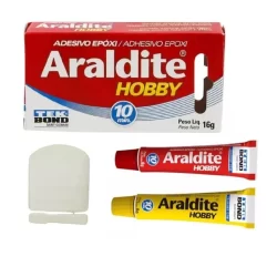 Cola Araldite Hobby Epóxi Uso Geral 10 Minutos 16g Tek Bond