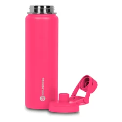 Garrafa Térmica Inox 750ml Com Bico e Tampa Rosa Pink Goldentec