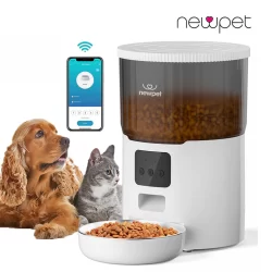 4L Wi-Fi Remoto APP Botão De Controle Inteligente Alimentador De Animais De Estimação Para Cães Gatos