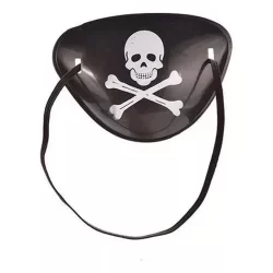 Tapa Olho Pirata Elástico Com Poliester Acessório Fantasia