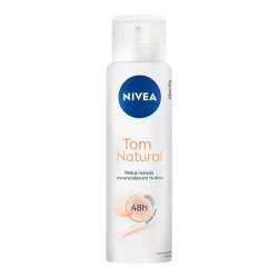 NIVEA DERMO DESODORANTE AEROSSOL CLAREADOR TOM NATURAL COM 150ML