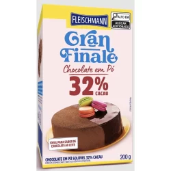 Fleischmann Gran Finale Chocolate em Pó 32% Cacau 200g