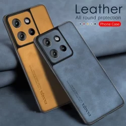 Invólucro Motorola Edge 50 Neo edge50neo Couro Sedoso À Prova De Suor Capa Protetora De Luxo Para Telefone