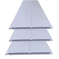 Kit com 60 m² Forro de Pvc 8mm X 20 Cm X 3,00m Bariri Branco/Gelo