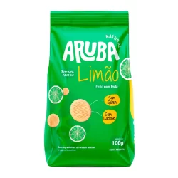 Biscoito Aruba Limão Sem Glúten e Sem Lactose com 100g