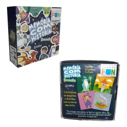Jogo da Memória com História Interativo Infantil 40 Cartas Cooper Fun - 00138