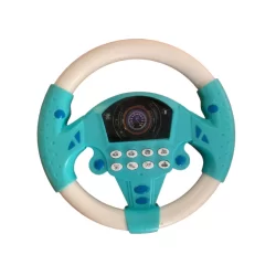 Volante De Brinquedo Interativo Com Som/Simulação/Carro AZUL